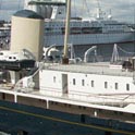 Royal Yacht Britannia at the Docks of Leith