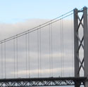 Forth Road Bridge outside Edinburgh