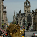 View down the Royal Mile, Edinburgh